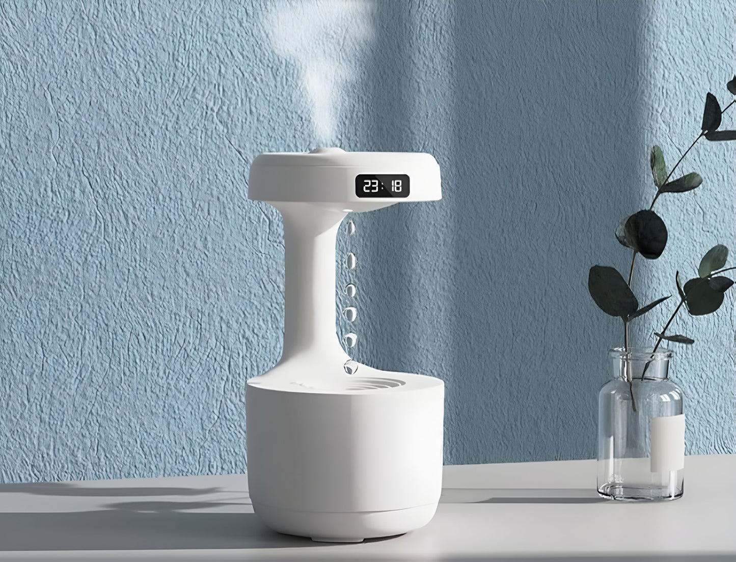 Anti-Gravity Water Droplet Humidifier