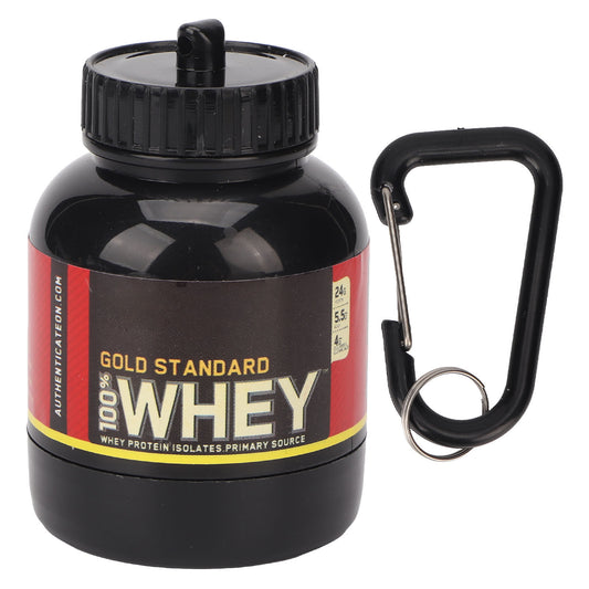 Digital Protein Powder and Supplement Funnel Keychain